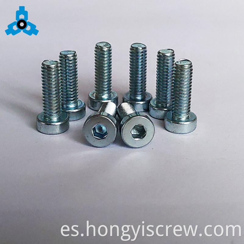 DIN7984 HEX HEX CABE DE CABEZA DE CAPA DE COOBAR Máquina de acero Tornillo Allen OEM Soporte de stock